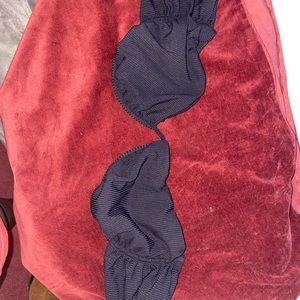 Brand new black strapless bikini XL